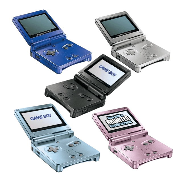 Nintendo Game Boy Advance SP GBA Console de Jeu Portative (Toute Couleur) - Remis à Neuf