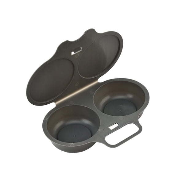 Microwave Egg Poacher with Lid and Handle for Quick Breakfast and Omelet Cooking