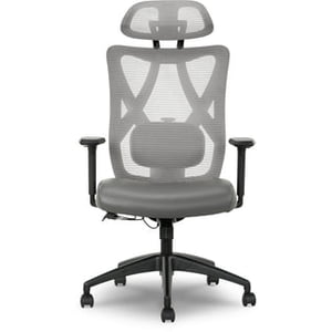 Serta SitTrue Ridgefield Chaise de Mesh Ergonomie High Back - 28-3/4" W x 29" D x 48-1/4"-52" H - gris
