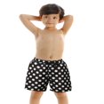 thumbnail image 1 of Men/Boys Polka Dot/ Plant Print Swimming Trunks with Drawstring, 1 of 5