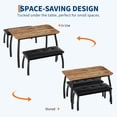 thumbnail image 3 of Ergonomic Office Chair (Black Frame&Black Mesh) – Adjustable Lumbar Support, Flip-Up Arms, Computer Desk Chair, 3 of 9