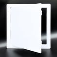 thumbnail image 1 of Byson Access Panel High Grade Plastic Inspection Hatch Drywall Wall Ceiling PaintableElectric Plumbing Hole Cover Detachable Door Fits Flush to Surface (Neck Size: 22 x 22 inches), 1 of 4