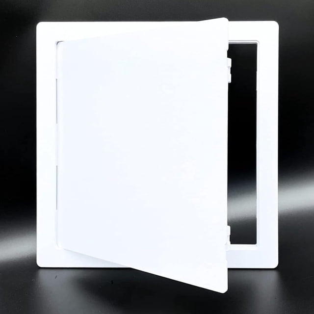Byson Access Panel High Grade Plastic Inspection Hatch Drywall Wall Ceiling PaintableElectric Plumbing Hole Cover Detachable Door Fits Flush to Surface (Neck Size: 22 x 22 inches)