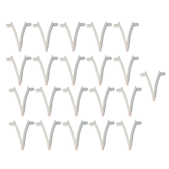Mosiee (Lot de 21) Pinces en V de Rechange pour Piscine - Pinces en Plastique pour Brosse de Piscine/filet pour Perche de Piscine
