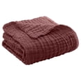 thumbnail image 2 of Feltree Muslin Blanket for Adults 59x79 Inches 100% Cotton Lightweight Breathable Summer Travel Bed Sofa Throw, 2 of 7