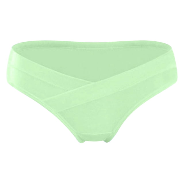 XZNGL Ladies Comfortable Prenatal Solid Color Large Size Abdominal Panties Low Waiste Underpants