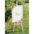 thumbnail image 5 of Darling Souvenir MADE WITH LOVE PersonalizedWelcomeBannerWatercolor Flower With Border,Custom Text Poster Party CollectionWelcomeSignGreat For Wedding, Birthday, Engagement Party- 18x12, 5 of 5