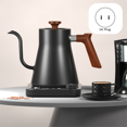 thumbnail image 2 of 900ml Gooseneck Electric Kettle Smart Temperature Control Pot 1200W Rapid Heating Kettle 304 Stainless Steel Liner (US), 2 of 7
