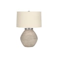 thumbnail image 4 of Monarch Specialties Lighting, 25"h, Table Lamp, Cream Concrete, Beige Shade, Contemporary, 4 of 6