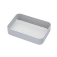 thumbnail image 2 of iDesign Gray Eco BPA-Free Recycled Plastic 6" Kitchen Drawer Organizer Bin - 6" x 9" x 2", 2 of 3