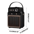 thumbnail image 4 of Spray Humidification Fan Heater 1200W High-Power Heating Heater Small Household Tabletop Timing Heater Space Heater Small, 4 of 4