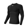 thumbnail image 4 of Mceream Chandail Thermique à Col Rond pour Homme Doublé en Molleton Ski Cyclisme Chasse Couche de Base de Compression, Chaud, Séchage Rapide Noir TG, 4 of 5