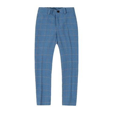 Xuewenshw Pantalon Habillé à Carreaux pour Garçons, Taille Ajustable, Tenue d'École, Pantalon pour Enfants