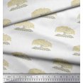 thumbnail image 3 of Soimoi Cotton Voile Fabric Tree Block Printed Craft Fabric by The Yard 42 Inch Wide, 3 of 3