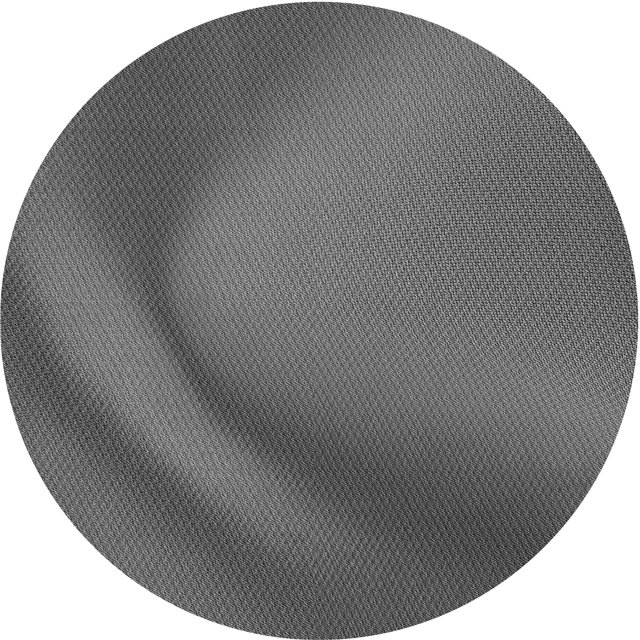 Ahgly Company Tapis de Zone Rond Gris Transitionnel pour Intérieur Lavable à la Machine, 3 Pieds Rond
