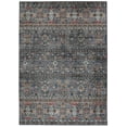 thumbnail image 1 of Tapis d'appoint lavable Grant 2 pi x 3 pi sarcelle et ivoire, 1 of 7