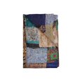 thumbnail image 1 of Kantha Silk Throw Blanket 60"X90", 1 of 1
