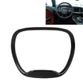 thumbnail image 4 of Steering Wheel Frame, Delicate  ABS Plastic Steering Wheel Cover Trim  For Car Black,Red,Carbon Fiber Style, 4 of 8