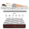 thumbnail image 3 of ViscoLogic Aspire 10-Inch Orthopedic Luxury Gel Memory Foam Twin Size Mattress With Free Egyptian Bedsheet Set  (Twin Mattress in a Box), 3 of 5
