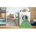 thumbnail image 2 of Ahgly Company Machine Washable Indoor Square Transitional Jade Green Area Rugs, 7' Square, 2 of 7