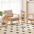 thumbnail image 2 of Gymax Ensemble de 2 Tables d'Appoint Rondes de 24 Pieds' avec Étagères de Rangement, Construction en Bambou pour Chambre, 2 of 10