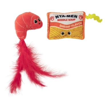 Quirky Kitty Ramen Catnip Plush 2 pack Cat Toy