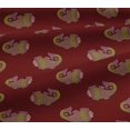 thumbnail image 5 of oneOone Viscose Jersey Fabric Fish Block Print Fabric BTY 60 Inch Wide, 5 of 5