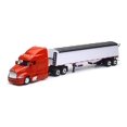 thumbnail image 2 of New Ray Toys Camionneur Longue Distance Moulé sous Pression Modèle 1 Blanc / Rouge Échelle 1:43, 2 of 2