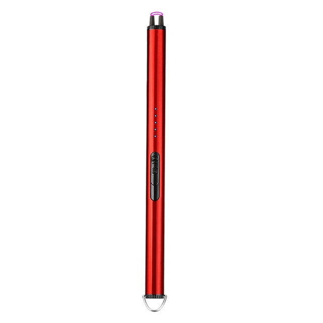Electric Igniter Windproof Battery Status Display Metal Electric Plasma Igniter with Battery Indicator for Home