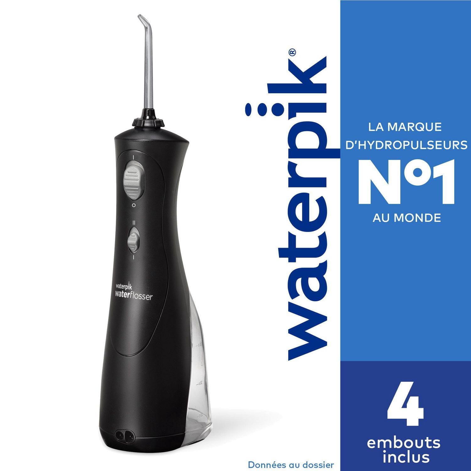 Hydropulseur sans fil plus Waterpik Noir