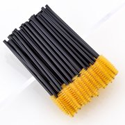 EGNMCR Makeup Brushes Disposable Eyelash Brush Portable Beauty Tool Makeup Brush 50 Eyelash Brushes Makeup brush