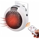 Smart Space Electric Fan Heater , Wall Outlet Electric Space Heater