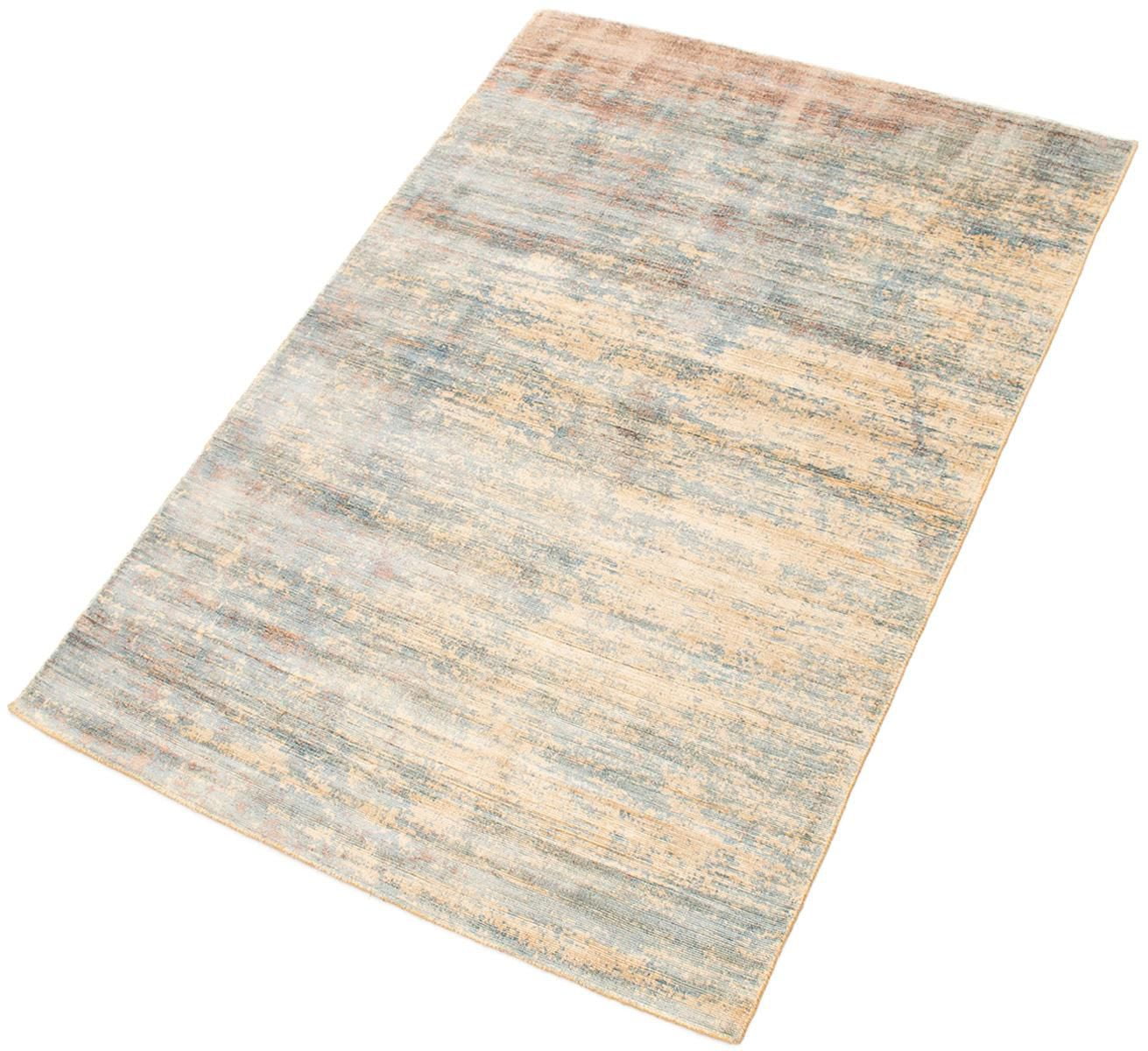 ECARPETGALLERY 4'11" x 7'1"  Transitional Galleria Hand Loomed Area Rug for Living Room, Dining Room and Bedroom in Blue