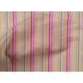 thumbnail image 4 of oneOone Tissu de Coton Biologique Texture Imprimé à Rayures par la Cour 42 Pouces de Large, 4 of 4