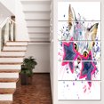 thumbnail image 1 of Chaton Mignon avec Étoiles Bleues - Art Mural sur Toile d'Animal, 1 of 3
