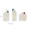 thumbnail image 2 of Ensemble De 3 Maisons En Céramique À Led, 2 of 3