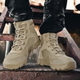 thumbnail image 1 of XIMIN Men's Military Tactical Boots Work Boots Outdoor Boots Hiking Jungle Army Combat Work Boots Waterproof Boots Combat Boots Lightweight Breathable Boots, 1 of 6