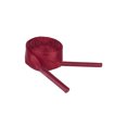 thumbnail image 1 of INSPIRE CHIC Unisex Solid Color Flat 0.4'' Wide Ribbon Shoelaces 2 Pairs 200cm/78.7" Wine Red, 1 of 6