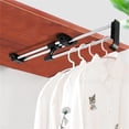 thumbnail image 1 of Meitianfacai Folding Clothes Drying Rack for Laundry, Retractable & Collapsible Clothes Hanger Rack with 4 mounting holes,Durable Clothes Hanger Rack, 1 of 8