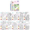 thumbnail image 4 of RKSTN Drawing Bookmark Watercolor Coloring Notebook Exploring Space Office Supplies, 4 of 5