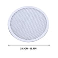 thumbnail image 1 of CEHVOM Aluminum Pizza Mesh Pizza Plate Thickened Mesh Mesh Tool Grill Baking Pizza Circle Clearance, 1 of 2