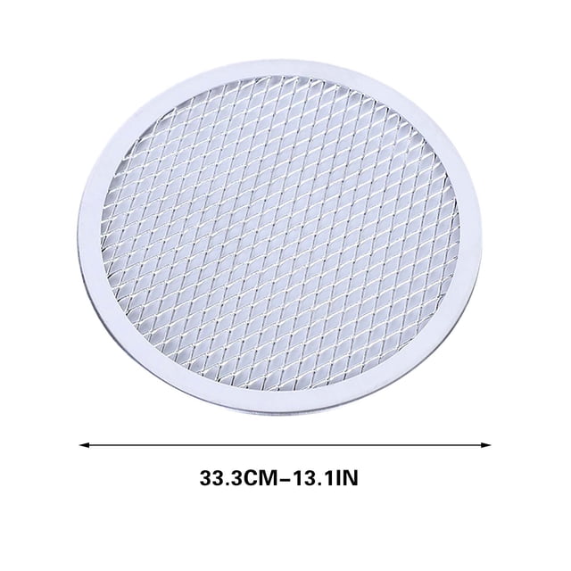 CEHVOM Aluminum Pizza Mesh Pizza Plate Thickened Mesh Mesh Tool Grill Baking Pizza Circle Clearance