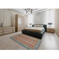 thumbnail image 4 of Ahgly Company Indoor Rectangle Abstract Green Oriental Area Rugs, 7' x 10', 4 of 6