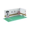 thumbnail image 2 of 1/24 Parking Lot Scene Display Case Display Stand 1/24 display Scenery Desktop case Model Car Decor Diecast Car Garage green, 2 of 9