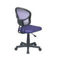 thumbnail image 4 of Mesh Task Office Chair in Purple Fabric by OSP Home Furnishings, 4 of 5