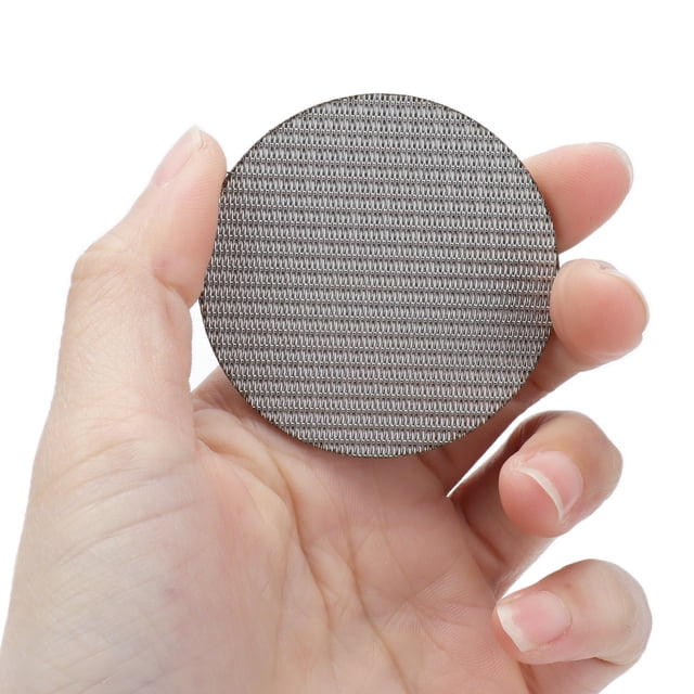 Portafilter Filter, Premium 316 Stainless Steel Coffee Portafilter Puck Screen Coffee Making Filter Screen 50μm Filter Fineness Coffee Accessory