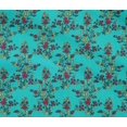 thumbnail image 4 of oneOone Cotton Flex Fabric Leaves & Floral Block Printed Craft Fabric BTY 40 Inch Wide, 4 of 4