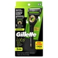 thumbnail image 3 of GilletteLabs With Exfoliating Bar Black & Gold Edition, Razor For Men, 1 Handle, 3 Blade Refills, Includes Travel Case for Convenient Storage On The Go, 3 of 16