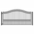 thumbnail image 2 of ALEKO London Style Ornamental Iron Wrought Single Swing 18' Driveway Gate, 2 of 9