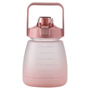 Portable Water Bottle BPA-Free 1400ML Drinking Bottle with Time Markings